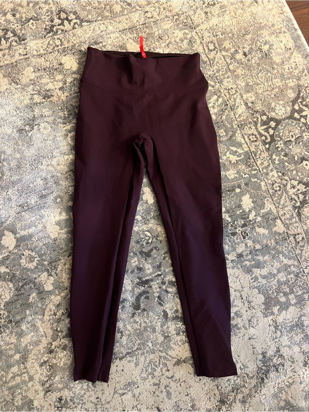 SPANX High-Waist Leggings in Plum